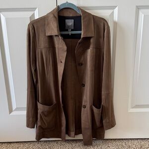 Lysse Suede-like jacket NWOT